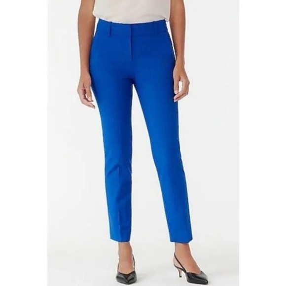 J. Crew Stretch Royal Blue Ankle Pant Size 12R